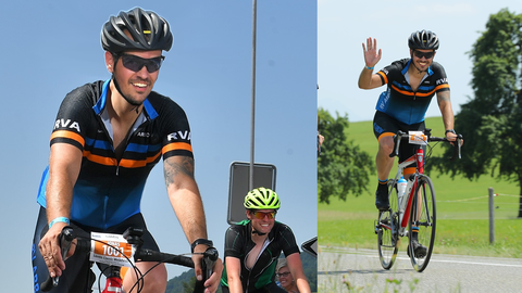 Jonas Seiterle auf dem Fahrrad.  | © Jonas Seiterle